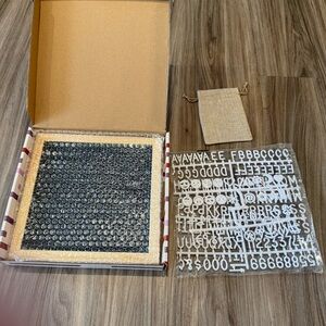 Customizable Felt Letter Board Sign with White Letters - Home Accents Decor